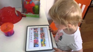 'YouTube Kids App Tutorial by a 1 year old'