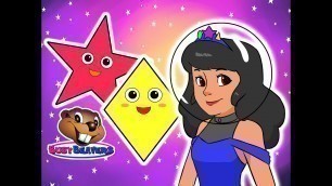 'Princess Shapes \"Diamond Star\" | Shapes Learning Song for Kindergarten Kids, Toddlers & Preschool'
