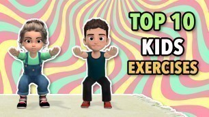 'Top 10 Kids Exercises To Get Stronger Muscles'
