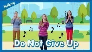 'Do Not Give Up | Preschool Worship Song'