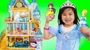 'Jannie Pretend Play w/ Giant Disney PRINCESS Cinderella Doll House Kids Toys'
