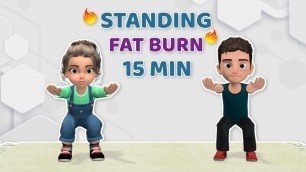 '15-MIN FULL BODY FAT BURN: STANDING EXERCISES FOR KIDS'