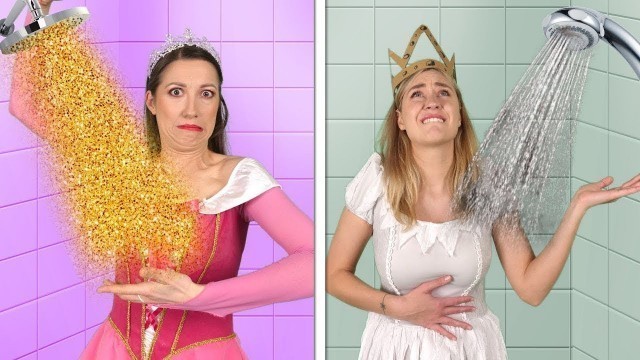 'Rich Princess vs Broke Princess || The Story of Princesses by Gotcha!'