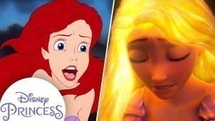 'Amazing Disney Princess Hair Moments | Disney Princess'