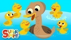 'Five Little Ducks | Kids Songs | Super Simple Songs'