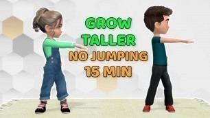 '15-MIN KIDS WORKOUT TO GROW TALLER - NO JUMPING'