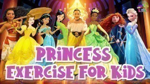 'Princess Exercise for Kids  | Learn About Greetings From Different Countries | Indoor Workout'
