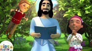 'Walking with Jesus | More Christian Songs for Kids | Kids Faith TV'