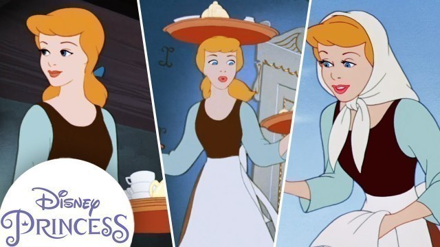 'Cinderella\'s Morning Routine | Kids Cartoon | Disney Princess'