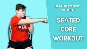 'Seated Core Exercises for Kids and Teens | Movement Break'