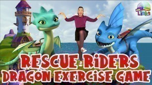 'Dragon Exercise for Kids |  Learn About Mythical Creatures | Indoor Workout for Children'