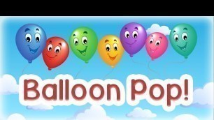 'Balloon Pop Game for Kids - App Gameplay Video (old)'