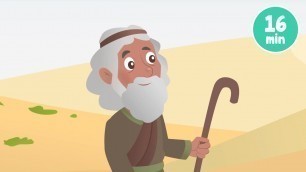 'Bible Heroes Song Collection (Animated, with Lyrics) - Jesus, Moses & Joseph (Compilation - 16 Min)'