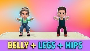 'KIDS BELLY + LEGS + HIPS EXERCISES'