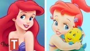 '10 Disney Princesses Reimagined As KIDS'