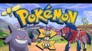 'This or That Pokémon Battle [PE Distance Learning Workout] How well do you know your Pokémon?'