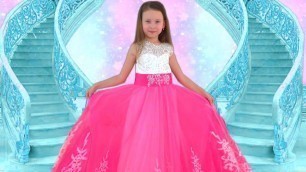 'Alice and Dad makes a new Dress for Princess party | fun Dress Up'