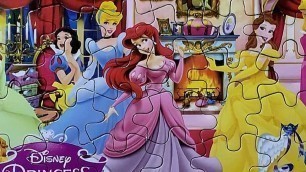 'Disney Princess - solving jigsaw puzzle for kids with Disney Princess Collection | Puzzle Lovers'