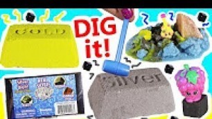 'Supersize DIG It Bars! Whats INSIDE Did We Find REAL Gold or Diamond Huge Dig Bars! FUN'