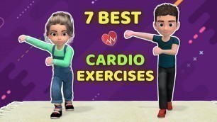 '7 BEST CARDIO EXERCISES FOR KIDS – INTENSE JUMP WORKOUT'