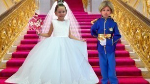 'Alice dress up in new princess dress & dreams of a Prince'