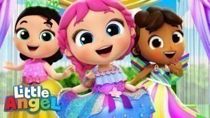'This Is The Way We Play Princess | Little Angel Kids Songs & Nursery Rhymes'