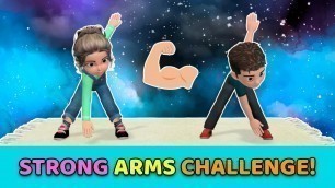'STRONG ARMS CHALLENGE - KIDS DAILY EXERCISES'