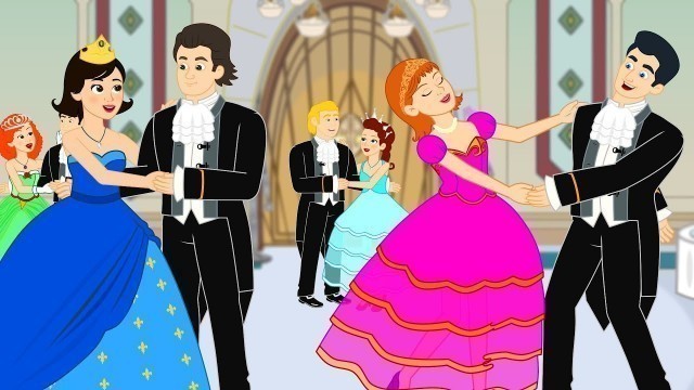 '12 Dancing Princesses story cartoon | Princess Bedtime Stories for Kids'