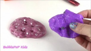 'BubblePOP Kids! DIY Nickelodeon Rainbow Glitter SLIME Kit! Make Glossy SLIME! Glitter GLUE Sticks &'