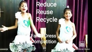 'FANCY DRESS COMPETITION IN SCHOOL (Reduce reuse recycle)'