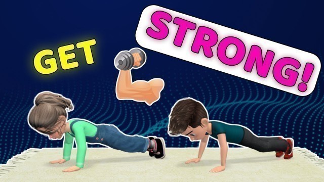 'GET STRONG! ARMS + LEGS + SHOULDER KIDS EXERCISE'