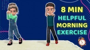 '8 MINUTE MORNING EXERCISE TO HELP YOUR KIDS IN THE CLASSROOM'