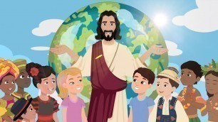'Jesus Superhero (feat. George Horga Jr.) - Animated, with Lyrics - Christian Songs for Children'