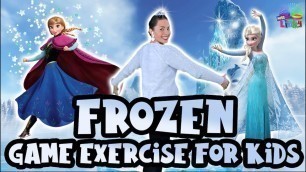 'Frozen Exercise for Kids | Learn about Tempo and Notes | Musical Kids Indoor Workout'