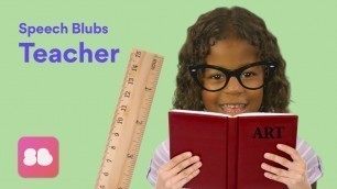 'Speech Blubs TEACHER Storybook - Speech Exercises for Kids!'