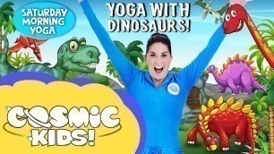 'Kids Yoga with Dinosaurs | Cosmic Kids'