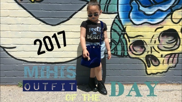 'MIHIS OUTFIT OF THE DAY! BABY GIRLS KIDS FASHION OUTFIT 2017'