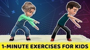 '1-MINUTE EXERCISES FOR KIDS - LEGS & ARMS EDITION'
