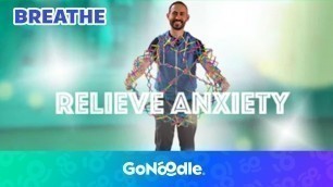 'Learn To Relieve Anxiety | Guided Meditation For Kids | Breathing Exercises | GoNoodle'
