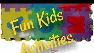 Fun Kids Activities at home/How to Engage at home during School Break