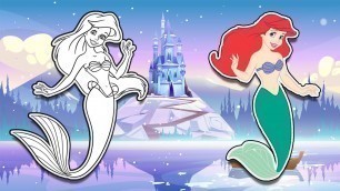 'Disney Princess Ariel Coloring Page | Prenses Boyama | Coloring Pages for Kids #shorts #shorts'