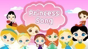 'Princess Song | Snow White Cinderella Elsa Rapunzel Aurora | English Kids Songs | COMICOMI'