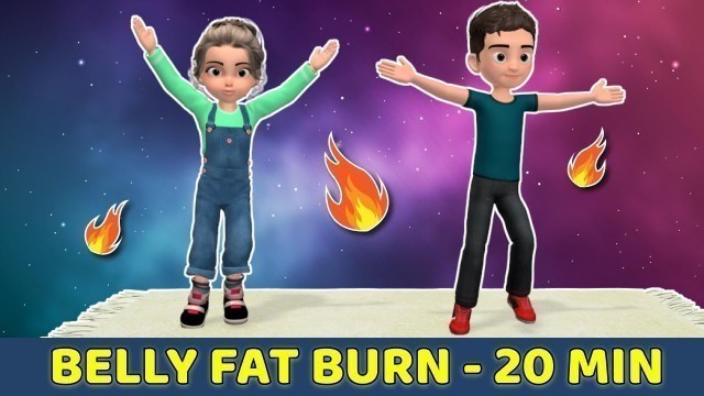 '20-MINUTE BELLY FAT BURN - EXERCISE FOR KIDS'