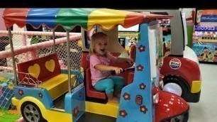 'Princess Alisa on Indoor Playground For Kids | The Wheels On The Bus - Nursery Rhymes song'