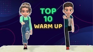 'TOP 10 DYNAMIC WARM UP EXERCISES FOR KIDS'