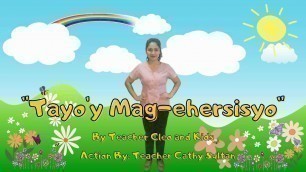 'Tayo\'y Mag-ehersisyo by Teacher Cleo and Kids'
