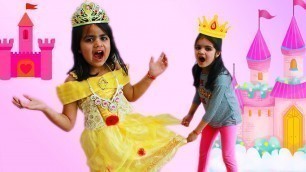 'Ashu wants to Go Princess Dance Party | Katy Cutie Play Kids Dress Up as Princesses'