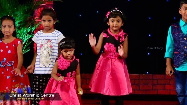 'అమ్మో అమ్మో ఆశ్చర్యకరుడే|| Latest Telugu Christian children song 2018 || Dhanya, Nithya & Team'