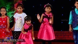 'అమ్మో అమ్మో ఆశ్చర్యకరుడే|| Latest Telugu Christian children song 2018 || Dhanya, Nithya & Team'