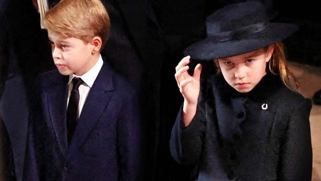 'Prince George and Princess Charlotte Attend Queen Elizabeth\'s Funeral Without Louis'